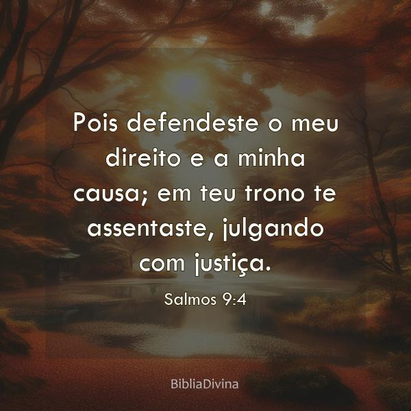 Salmos 9:4