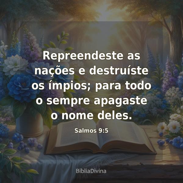 Salmos 9:5