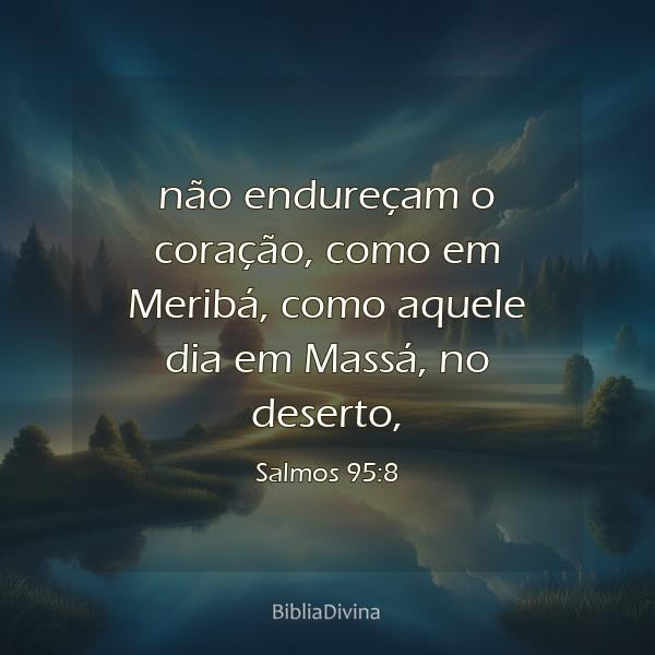 Salmos 95:8