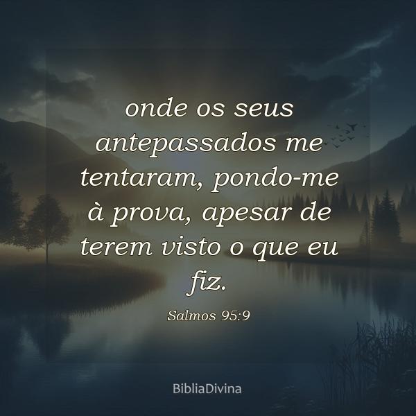 Salmos 95:9