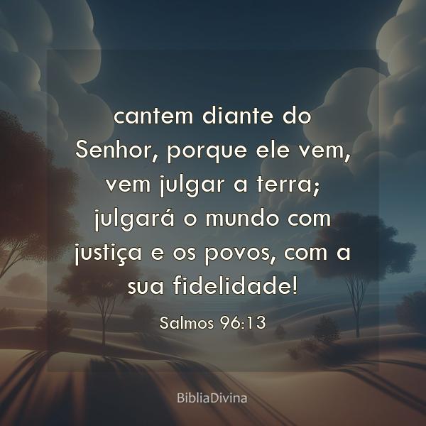 Salmos 96:13