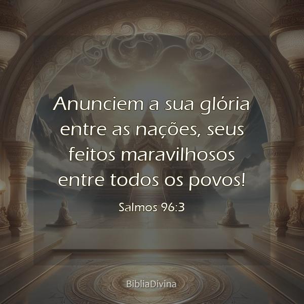 Salmos 96:3