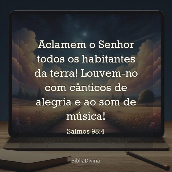 Salmos 98:4