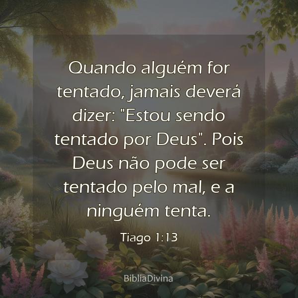 Tiago 1:13