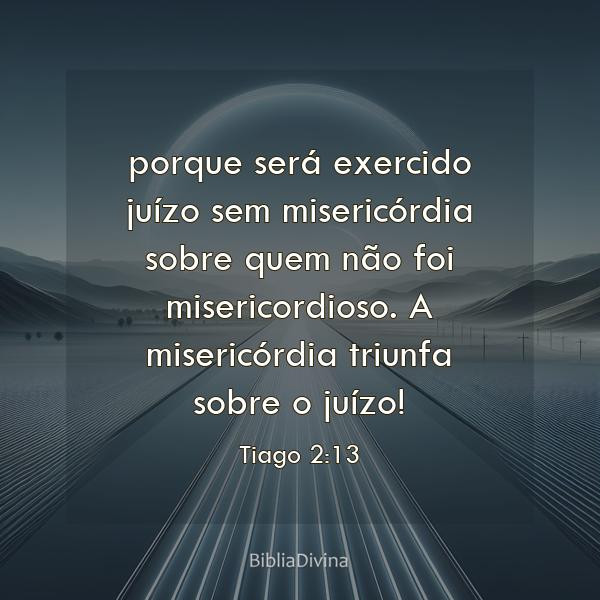 Tiago 2:13