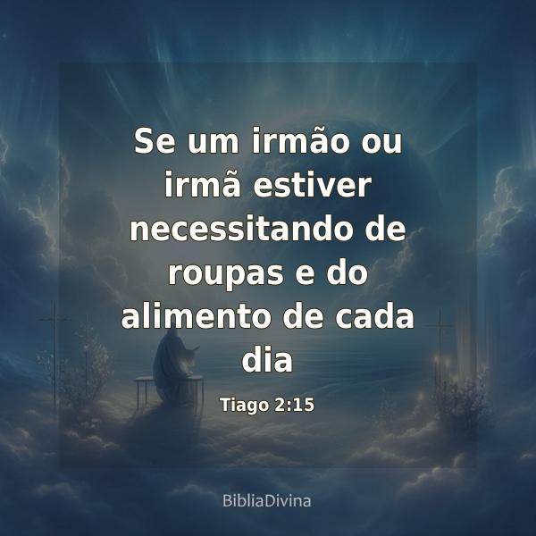 Tiago 2:15