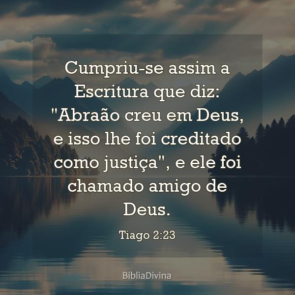 Tiago 2:23