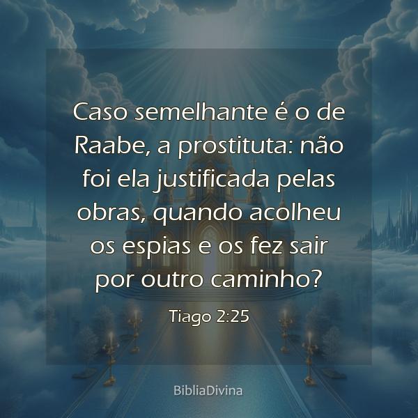 Tiago 2:25