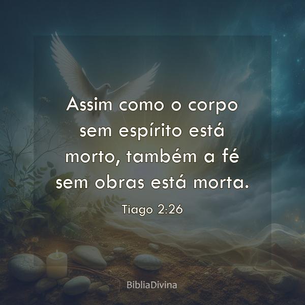 Tiago 2:26