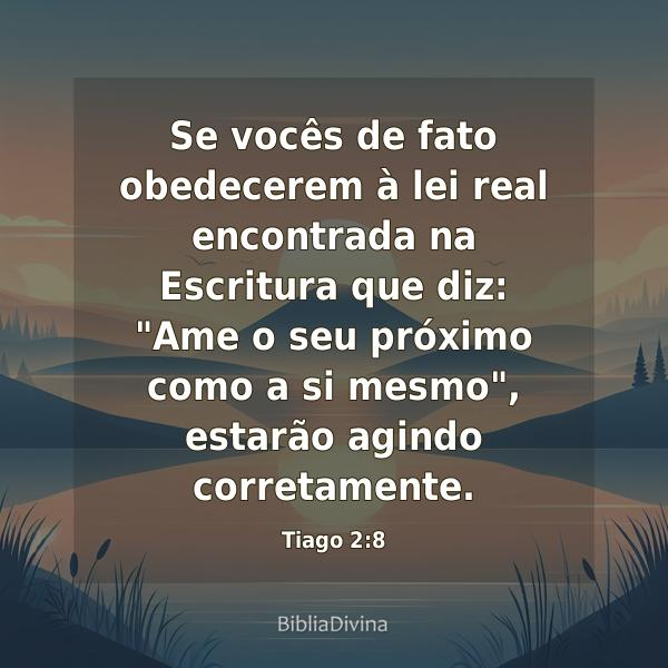 Tiago 2:8