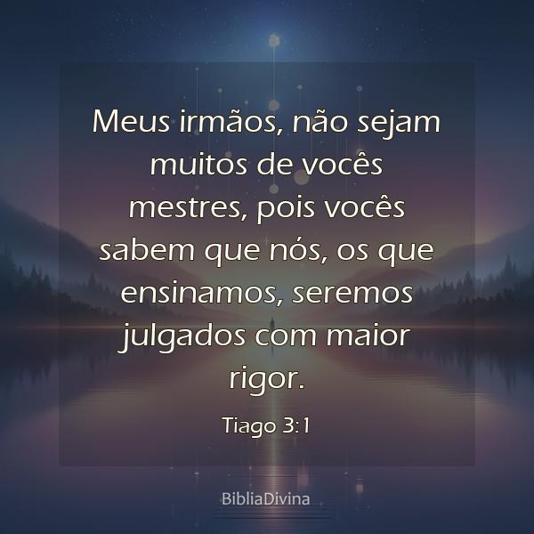 Tiago 3:1