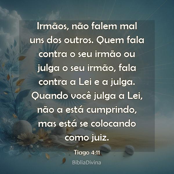 Tiago 4:11