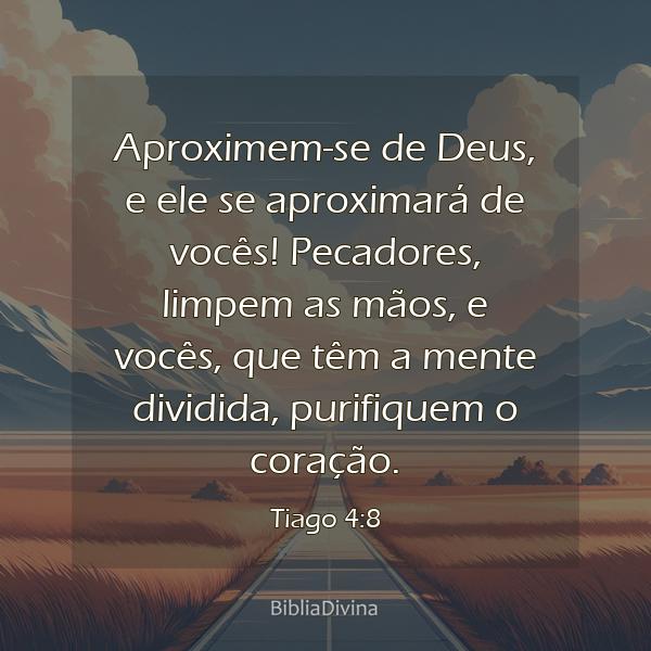 Tiago 4:8