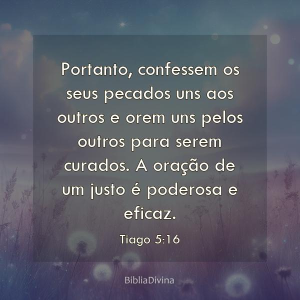 Tiago 5:16