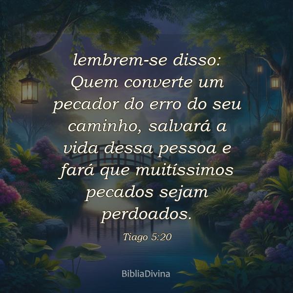 Tiago 5:20