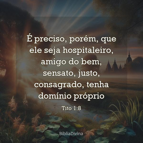 Tito 1:8