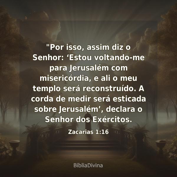 Zacarias 1:16