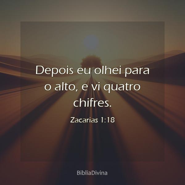 Zacarias 1:18