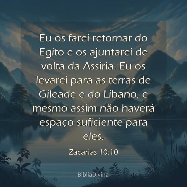 Zacarias 10:10