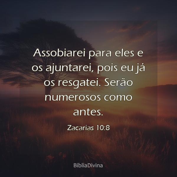 Zacarias 10:8