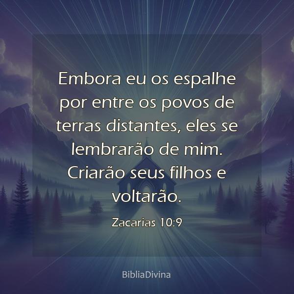 Zacarias 10:9