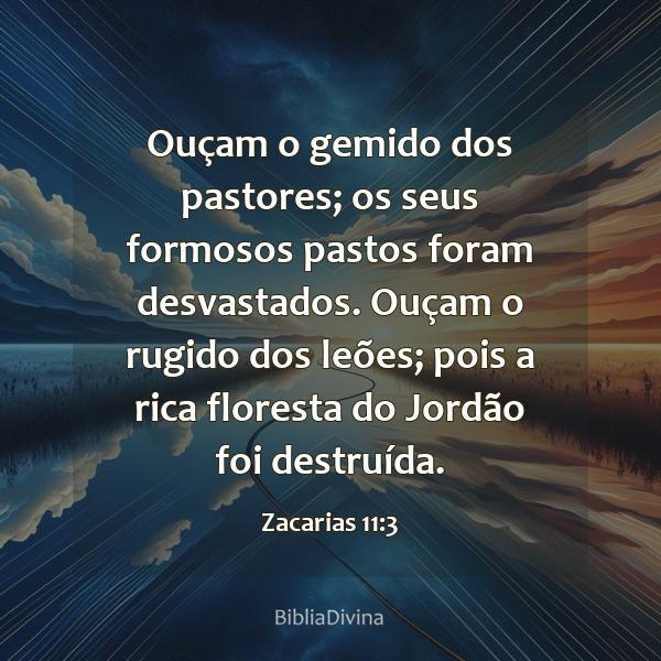 Zacarias 11:3