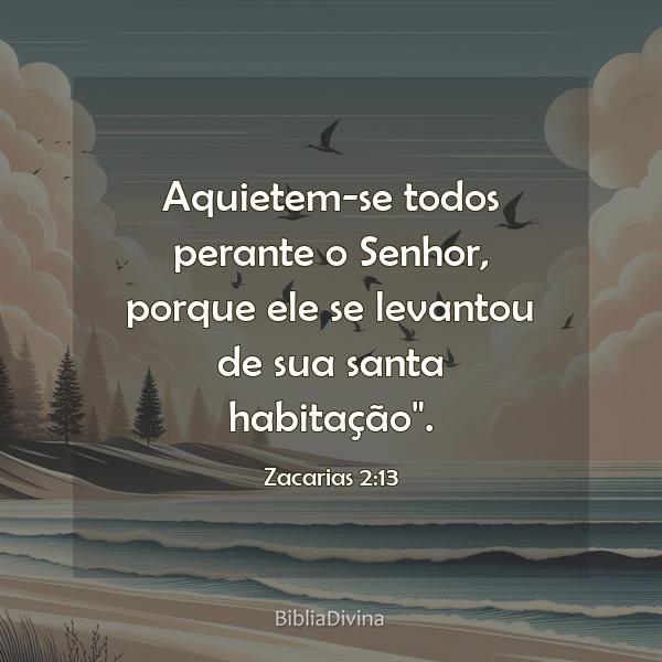 Zacarias 2:13