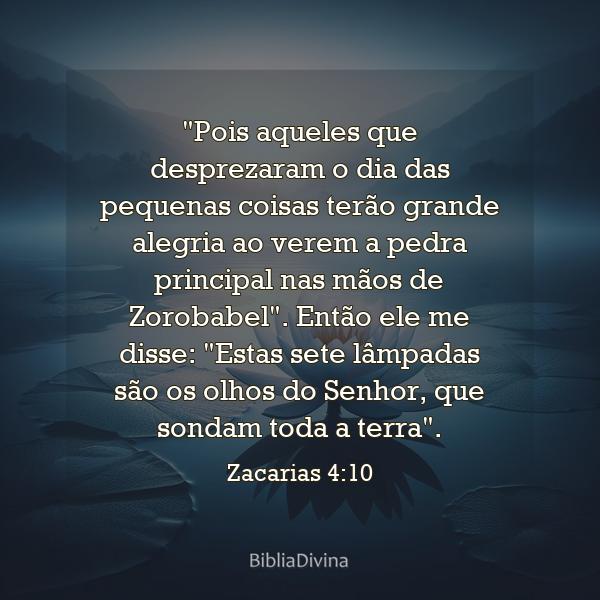 Zacarias 4:10