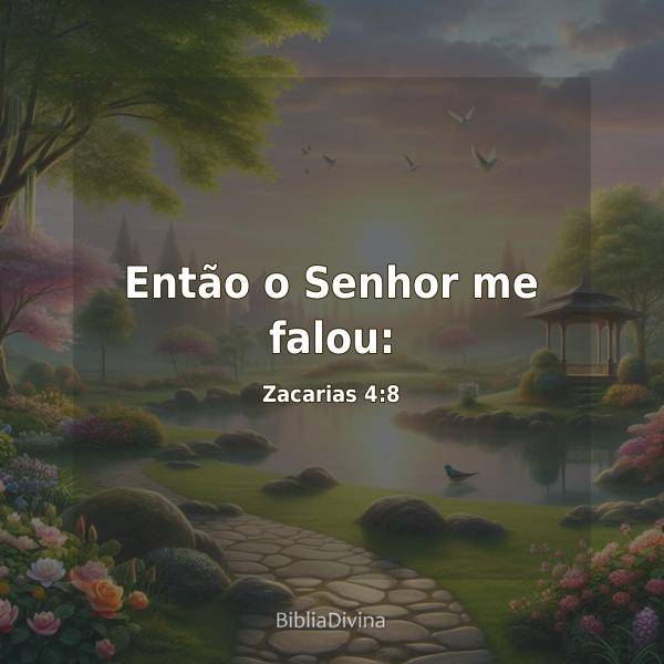 Zacarias 4:8