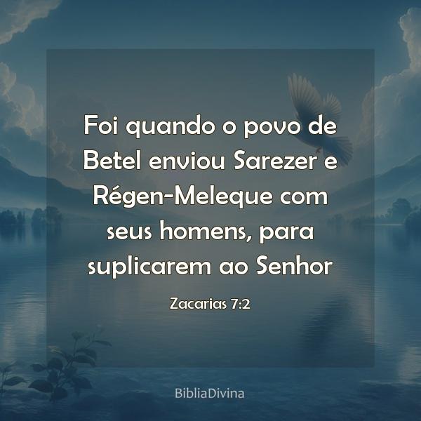 Zacarias 7:2