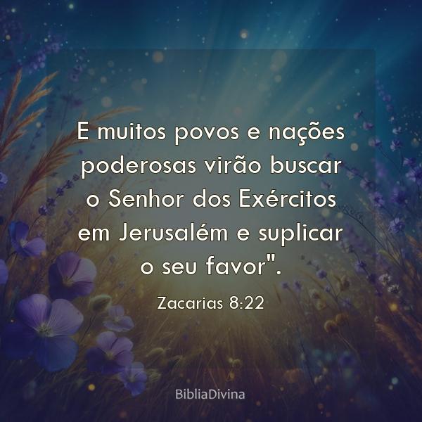 Zacarias 8:22