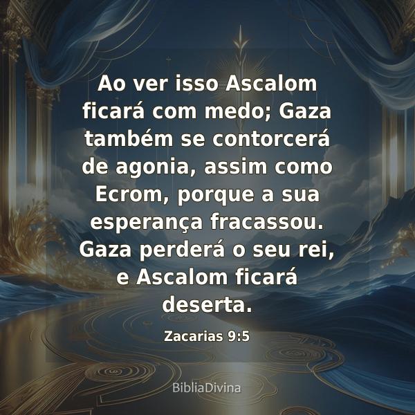 Zacarias 9:5